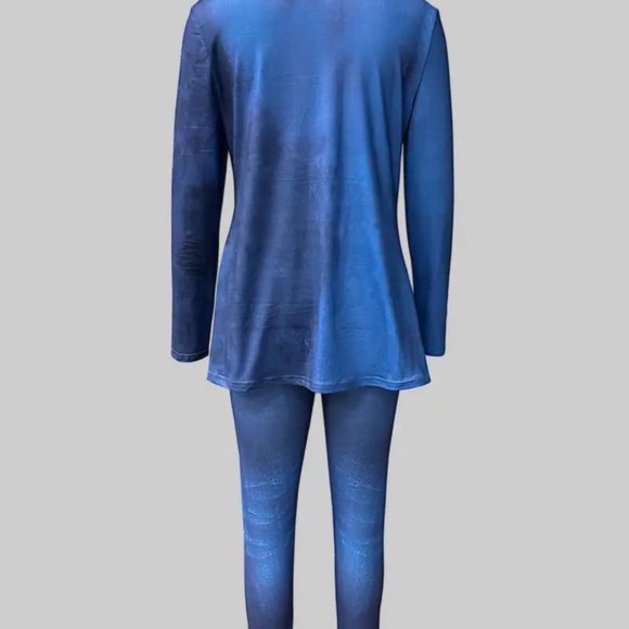 Faux denim set - Picture 3 of 4